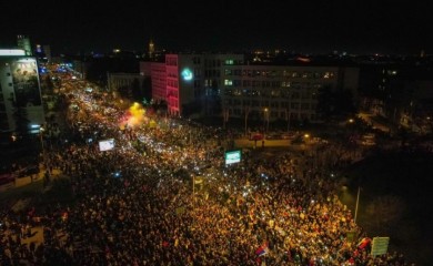 Studenti beogradskih fakulteta stigli u Novi Sad