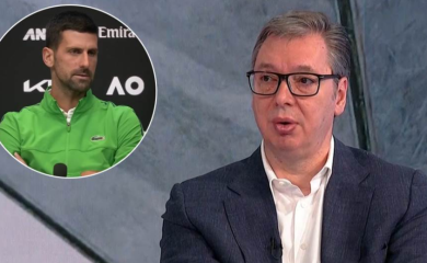 Vučić: "Šta za koga navijam? Pa za Novaka Đokovića"