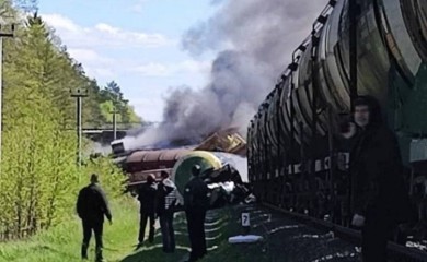 Eksplozija dovela do iskakanja teretnog voza na zapadu Rusije