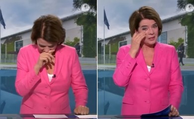 Poznata voditeljka "umirala od smijeha" tokom dnevnika (VIDEO)