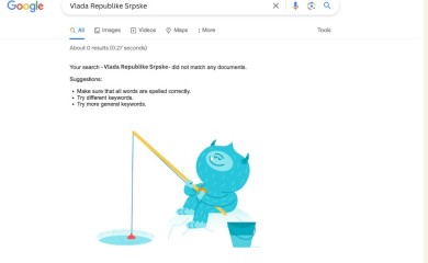 Google izbrisao sajtove institucija Srpske