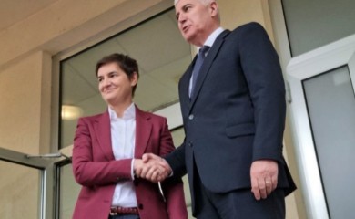 Brnabić stigla u Mostar, sastala se sa Čovićem