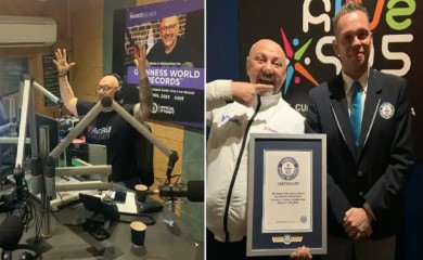 Radio voditelju emisija trajala preko 50 sati