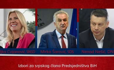 Prvi rezultati za srpskog člana Predsjedništva po opštinama