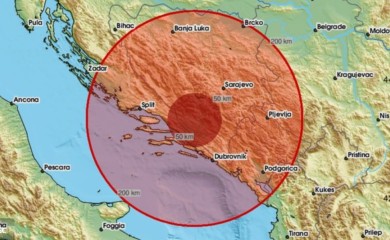 Jak zemljotres pogodio Hercegovinu