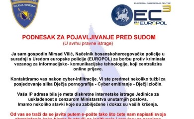 Policija traga za prevarantom: Lažni policijski šef mjesecima uznemirava direktore u BiH