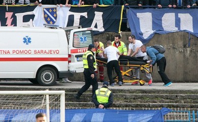 Hitna pomoć na stadionu Grbavica