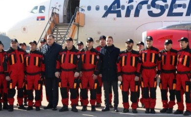 Dodik i Stanivuković ispratili spasioce: Otišli u Tursku da pomognu unesrećenom narodu