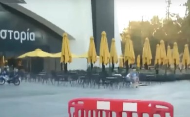 Ovako dan kasnije izgleda mjesto brutalnog okršaja navijača, ima tragova krvi