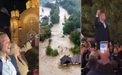 „Nemaju obraza ni stida“: Pogledajte kako je Draško Stanivuković slavio pobjedu, samo dva dana nakon tragedije u Jablanici