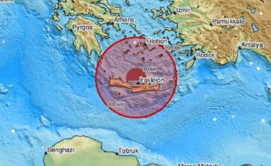 Snažan zemljotres pogodio Krit