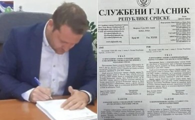 Službeni glasnik RS objavio Ukaze predsjednika o proglašenju Zakona o referendumu i Izbornog zakona
