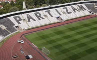 Dojava o bombi na stadionu Partizana