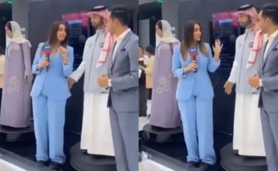 Izazvao zgražanje ljudi već na samom predstavljanju: Robot uhvatio novinarku za zadnjicu VIDEO