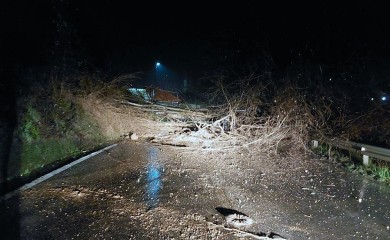 Odron na putu Novi Grad - Prijedor, vozači oprez
