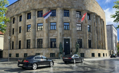 Konferencija za novinare delegacije Srpske poslije boravka u Moskvi