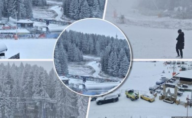 Kopaonik zavejan snijegom, pada i na Tari VIDEO