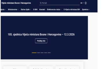 Savjet ministara BiH osniva portal