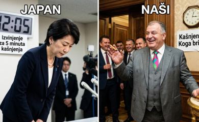 Pet minuta japanske časti i decenije našeg „ma, polako, važno da se ne puca“