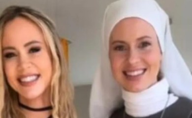 Jedna časna sestra, druga starleta! Bliznakinje postale hit na mrežama (VIDEO)