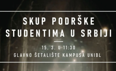 Banjalučki studenti zakazali novi skup podrške: U subotu staju uz kolege u Srbiji