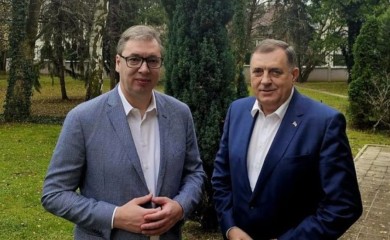 Sastanak lidera pred izbore u Srbiji: Vučić razgovarao sa Dodikom FOTO