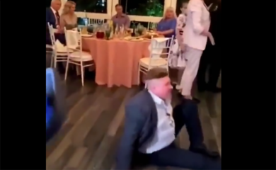 Frka na svadbi: Mladoženja nokautirao gosta VIDEO