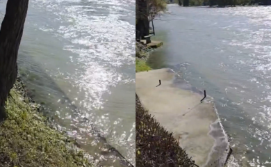 Dobro jutro iz Banjaluke - Savo Minić objavio video snimak poplavljenog šetališta