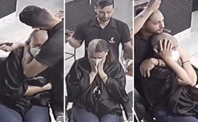 Frizer oduševio potezom tokom šišanja djevojke oboljele od karcinoma (VIDEO)