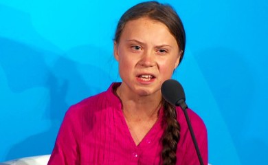 Privedena Greta Tunberg