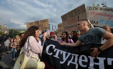Sedmi protest “Srbija protiv nasilja” U Beogradu: Skraćena ruta, zahtjevi isti