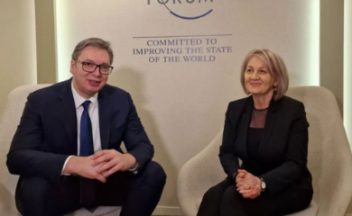 Vučić i Krišto se sastali u Davosu