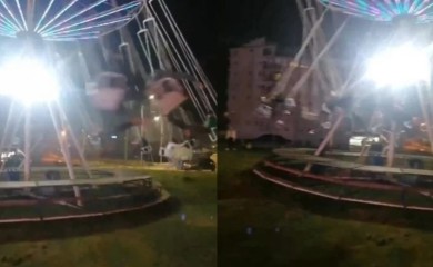 Ringišpil pun djece počeo da se ruši: Oglasio se vlasnik VIDEO