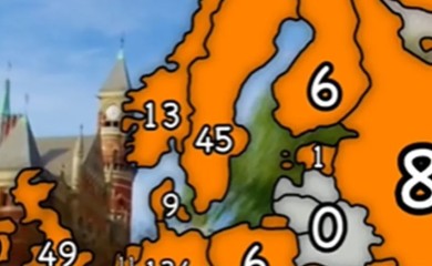 Mapa koja prikazuje koliko milijardera živi u kojoj zemlji