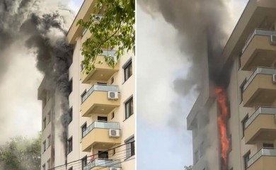 Veliki požar u Sarajevu: Gori zgrada