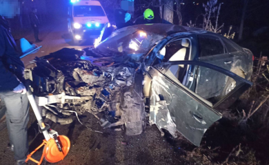 Žestok udes u Banjaluci: "Audi" smrskan, povrijeđene 3 osobe