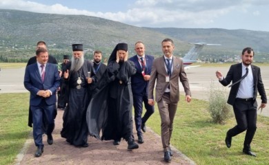 Patrijarh Porfirije stigao u Žitomislić: Veliki blagoslov dolazak u Hercegovinu