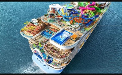 Uskoro isplovljava najveći kruzer na svijetu: Ima bazen, vodopade i parkove