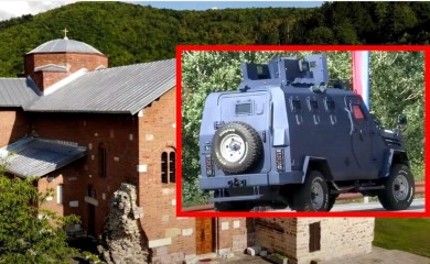 Eparhija raško-prizrenska: Naoružana, maskirana lica upala u dvorište manastira, povremeno se čuju pucnji