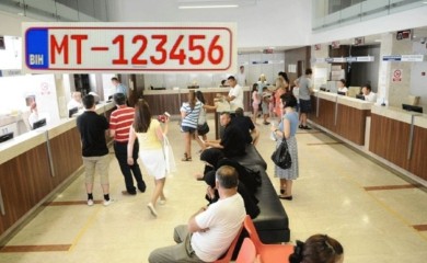 Počelo izdavanje prenosivih registarskih tablica u Srpskoj