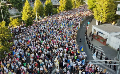 Protesti pred zgradom OHR-a zbog nametnutih odluka Šmita