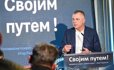 "Svojim putem - Igor Radojičić" Radojičić osnovao Nezavisni pokret i najavio nastavak priprema za izbore