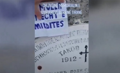 Oskrnavljen spomenik srpskim borcima u Tirani