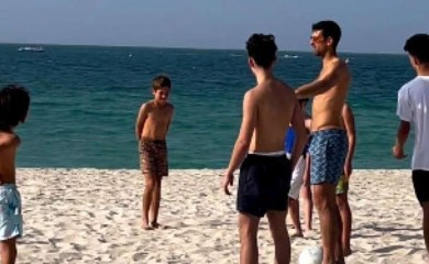 Novak Đoković oduševio malog tenisera (VIDEO)