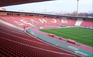 Crvena zvezda napada silovito, meč počinje u 21 čas na stadionu "Rajko Mitić"