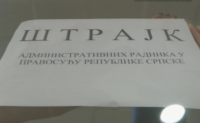 Radnici u pravosuđu Republike Srpske u štrajku