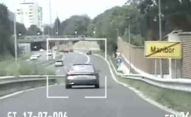 Filmska potjera u Mariboru: Bježao od policije vozeći 180 km/h (VIDEO)