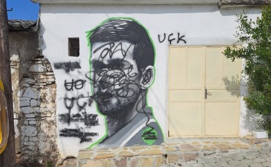 Uništen mural posvećen Novaku Đokoviću na KiM