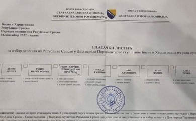 CIK ponovo priznao sporni listić PDP-a, gubi li SNSD delegata u Domu naroda?