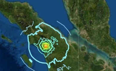 Jak zemljotres pogodio Indoneziju